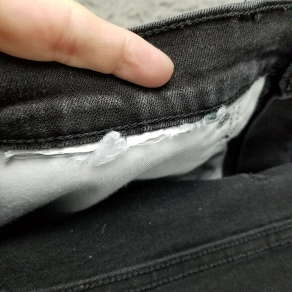 Levis Jeans Womens 32 Black Stretch Skinny Denim - Picture 11 of 12